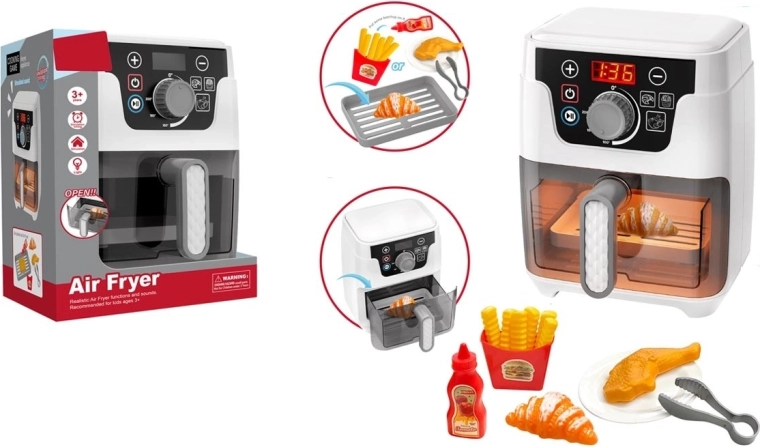 Dětská fritéza air fryer se světly a zvuky