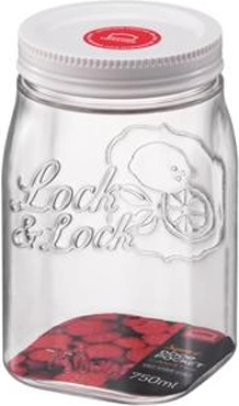 Dóza na potraviny LOCK&LOCK Square 750 ml se šroubovacím víčkem