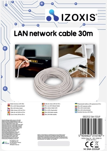 Délka 30 m pro flexibilní instalaci