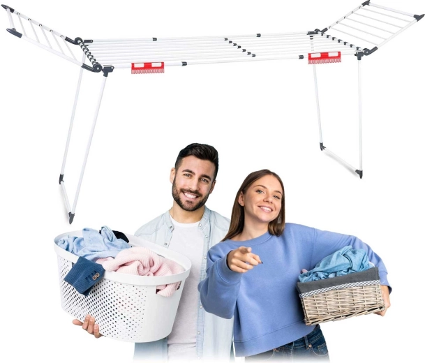 Až 27 m sušící plochy pro celé praní