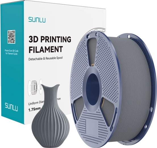 Filament SUNLU PLA Classic šedý 1,75 mm 1 kg