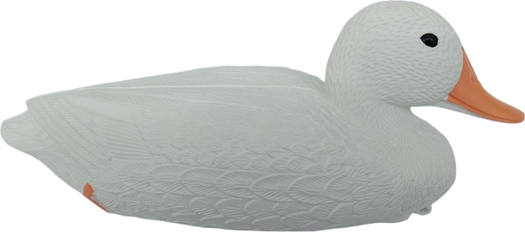 Zahradní plovoucí dekorace kachna bílá