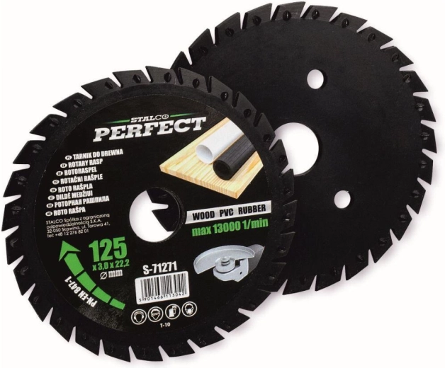 Rotační kotouč 125 × 3,0 × 22,2 mm pro úhlové brusky STALCO