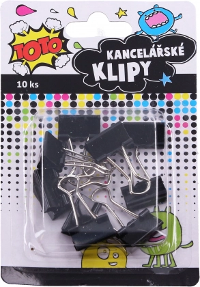 Kancelářský klip 10 ks, 19 mm