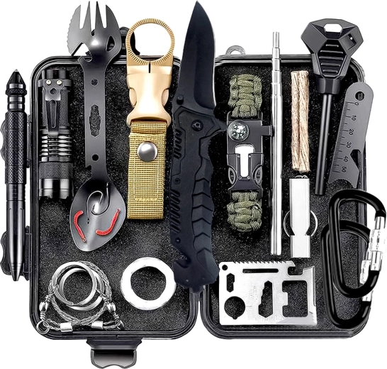 Vojenský survivalový set do přírody (nová verze)
