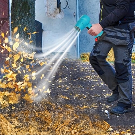 Výkonný proud vzduchu pro listí a nečistoty