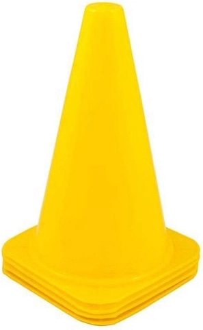 Merco tréninkový sportovní kužel 23 cm žlutý - 1 kus