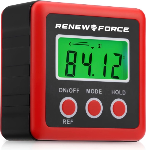 Digitální úhloměr Renew Force s podsvíceným displejem