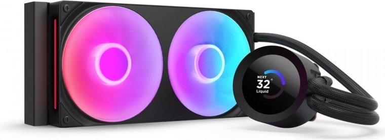 NZXT Kraken Plus 240 RGB LCD vodní chlazení černé