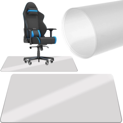 Ochranná podložka pod židli 100 × 140 cm RUHHY – Mléčná