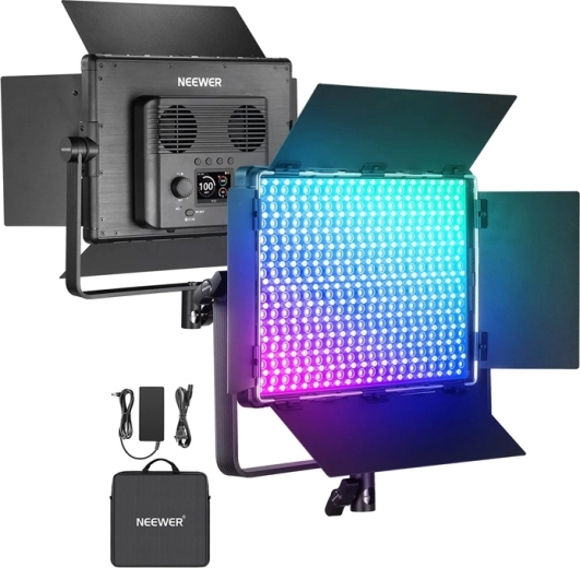 Neewer RBB1200 profesionální LED panelové světlo RGBCW