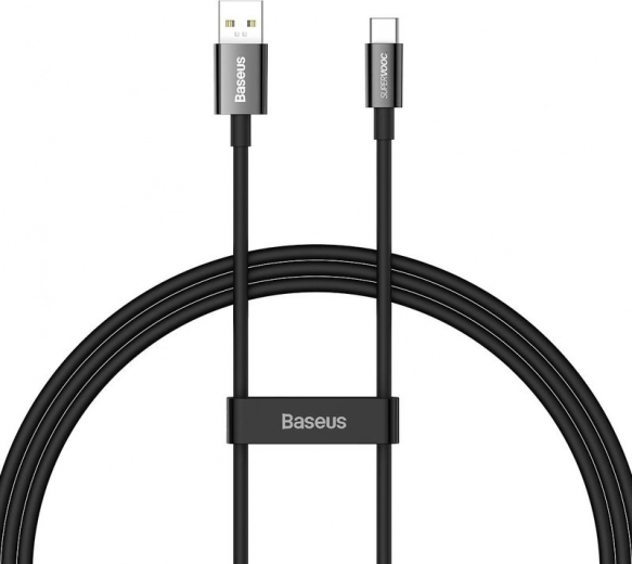 Kabel Baseus Superior Series USB-C 65W, 1 m černý