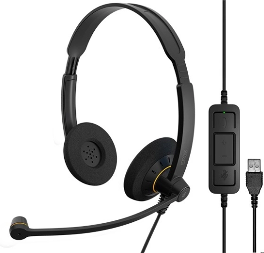 EPOS SC 60 USB ML stereofonní náhlavní souprava