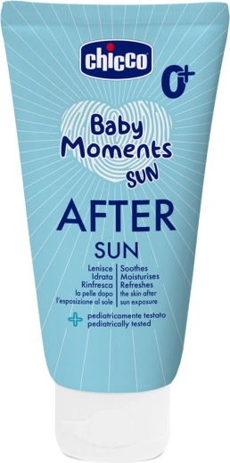 Chicco Baby Moments Sun zklidňující mléko po opalování pro děti 150 ml