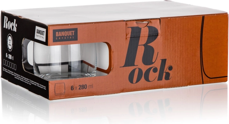 Praktická sada 6 sklenic 280 ml