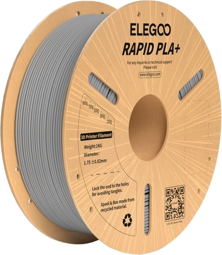 Filament ELEGOO Rapid PLA+ šedý 1,75 mm 1 kg