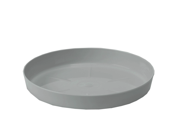 Šedý podstavec pod květináč Lamela