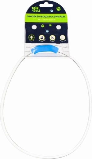 Svítící LED USB obojek pro psa a kočku