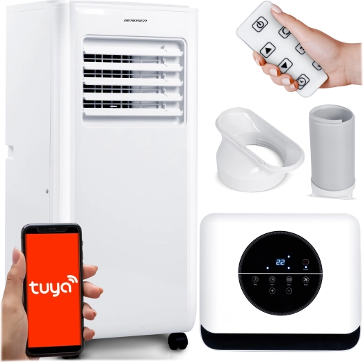 Přenosná klimatizace 5v1 10 000 BTU s okenním těsněním BERDSEN BD-580