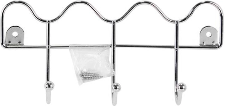 Nástěnný drátěný věšák Toro se 3 háčky