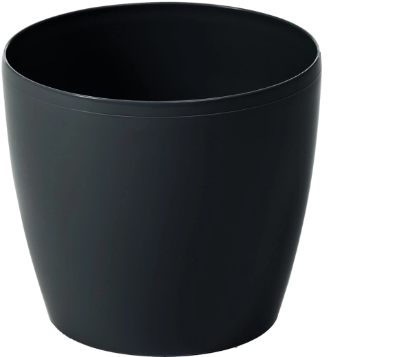 Dekorační obal na květináč Magnolia 21 cm černý LAMELA