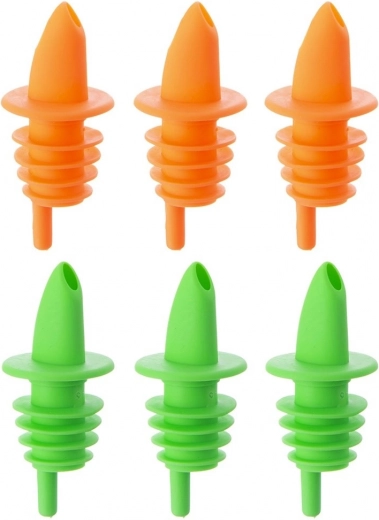 Sada pružných nalévacích nástavců na láhve 6 ks