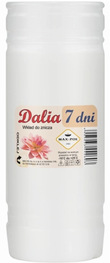 Sada 10 parafínových vložek Dalia 19 cm (168 h)