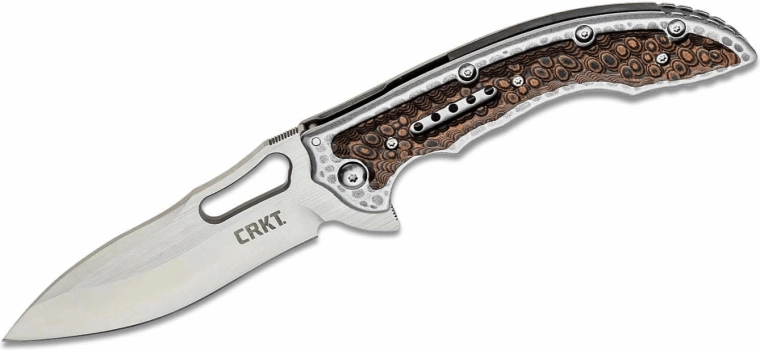 CRKT Fossil Brown kapesní nůž 10 cm