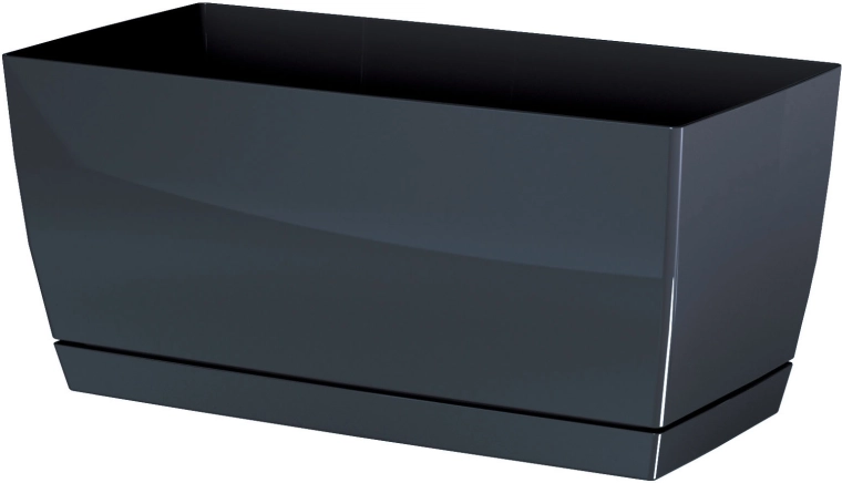 Truhlík s miskou 39 cm grafitový COUBI CASE P