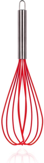 Šlehací metla Culinaria Red 25 cm – silikonová