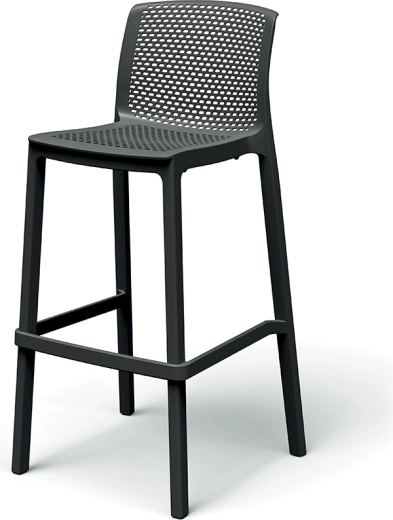 Barová židle Nexo v uhelné barvě