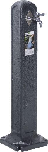 Zahradní vodní sloupek antracit 90 cm s pákovým kohoutkem