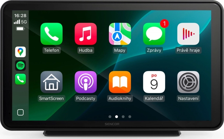 Záložní kamera s displejem 7" a bezdrátným Apple CarPlay/Android Auto SCT M760