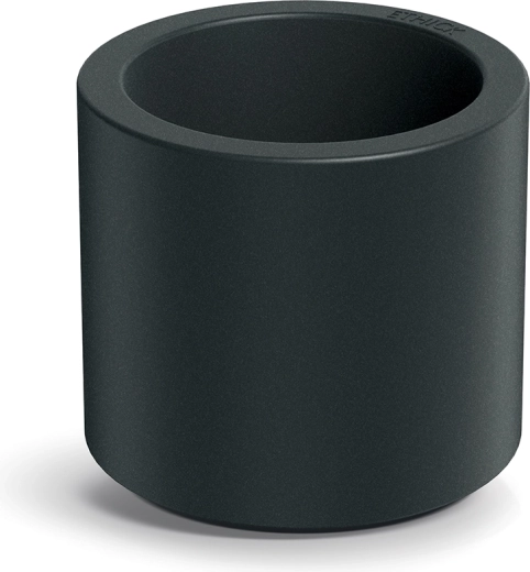 Květináč Tubla Round 38 cm tmavě šedý