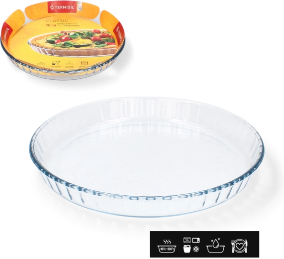 Skleněná forma na tartu TERMISIL 28 cm