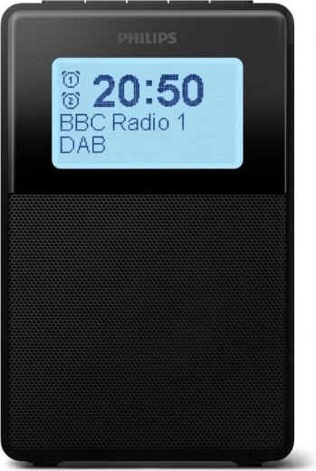 philips radiobudík s dab+/fm a bluetooth, odolný proti stříkající vodě