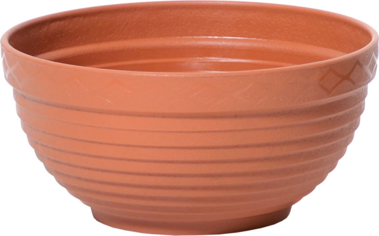 Plastová žardina miska 44 cm terakota