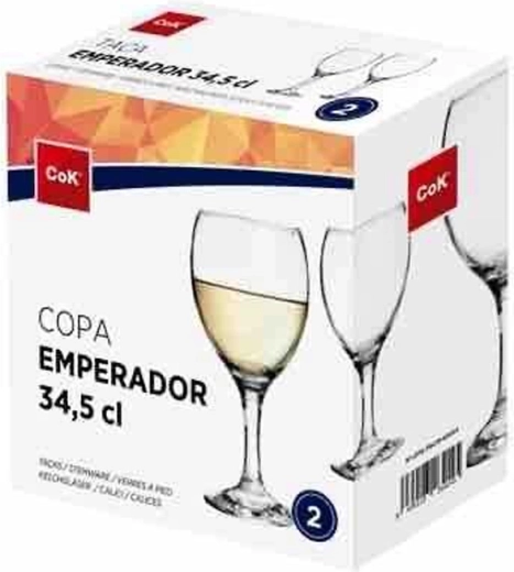 Sklenice na víno Emperador 345 ml, sada 2 ks