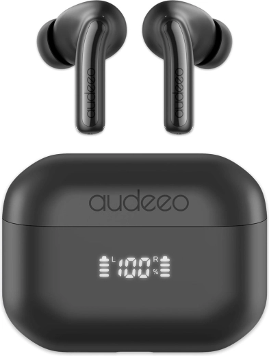 Bezdrátová sluchátka TWS Novatune černá s ANC