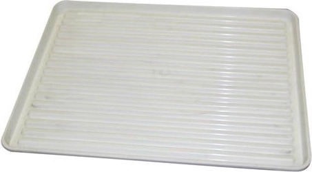 Odkapávač na nádobí 50 × 40 cm bílý plast