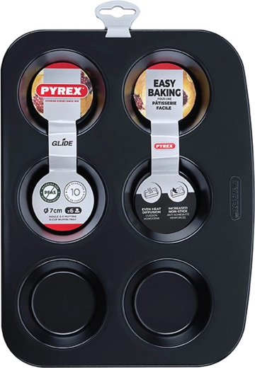 Forma na muffiny PYREX, 6 ks, 6 × 3,5 cm
