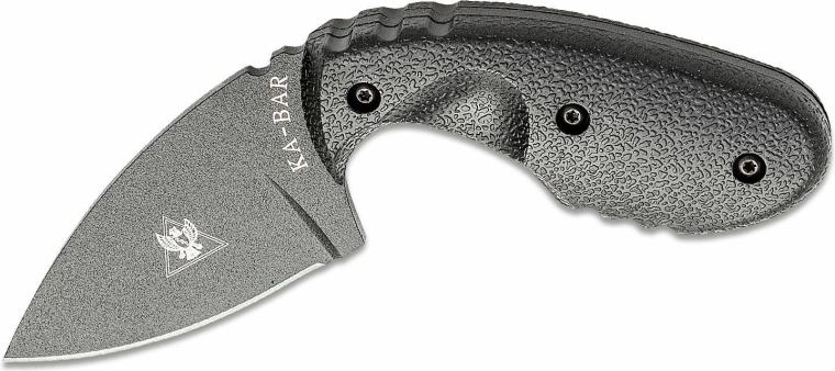 KA-BAR TDI Investigator taktický nůž s pevnou čepelí, černý, Zytel, pouzdro Kydex