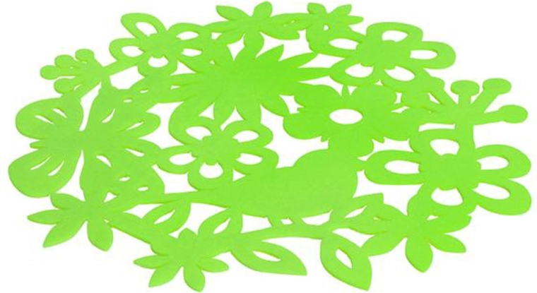 Velikonoční kulaté plstěné prostírání 36 cm – mix barev