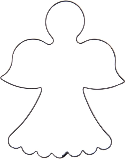 Kovové vykrajovátko anděl 9,5 cm