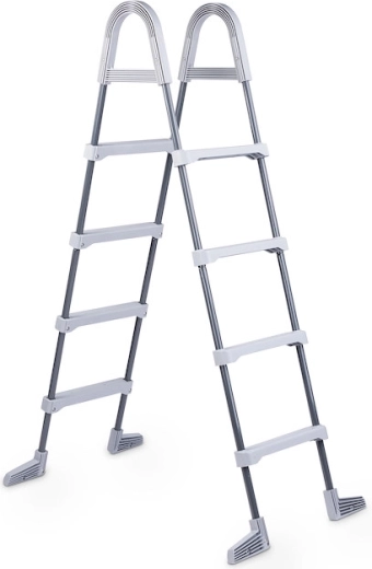 Schůdky k bazénu do výšky stěny 1,22 m šedé