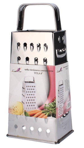 Čtyřstranné nerezové struhadlo Tola 21 cm