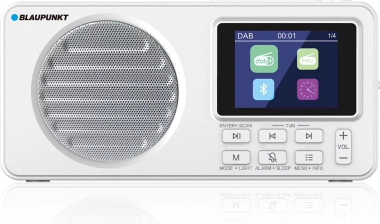 Přenosné digitální rádio Blaupunkt DR6 bílé