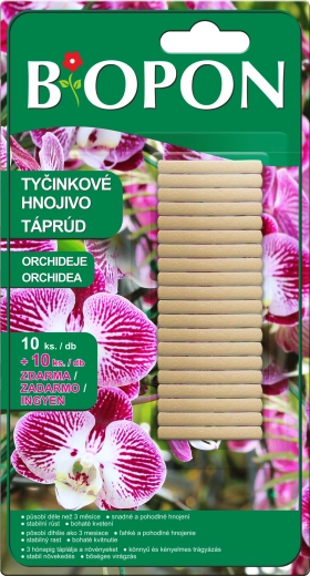 Bopon tyčinkové hnojivo na orchideje 20 ks
