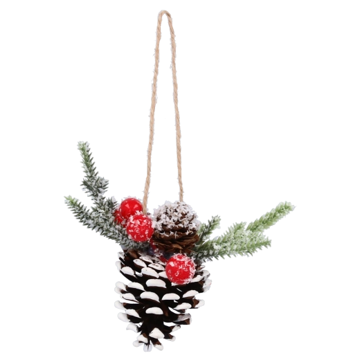 Vánoční závěsná dekorace šiška