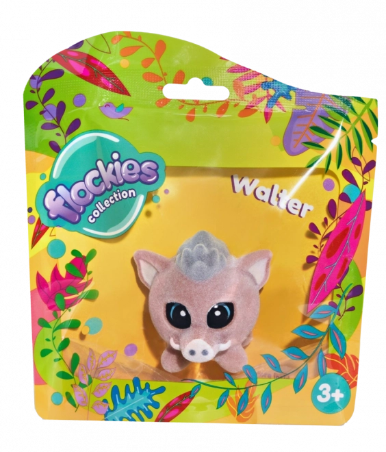 Flockies prasátko bradavičnaté Walter – sběratelská figurka 4 cm